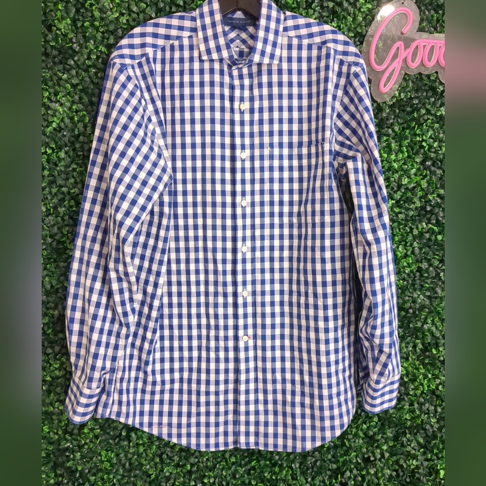 Tommy Hilfiger Button Shirt Mens  15.5  34/35